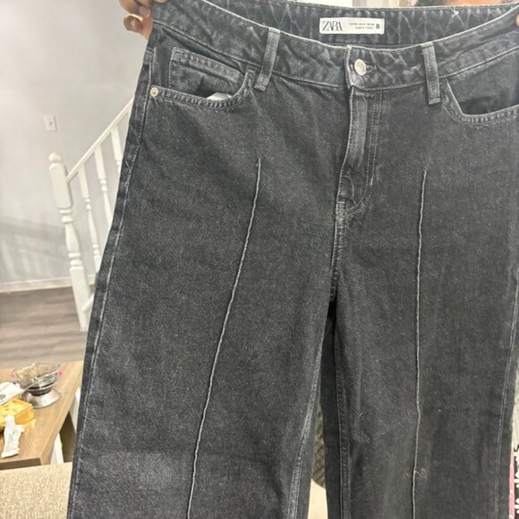 Wide Legged Black Jeans - Picture 1 of 3